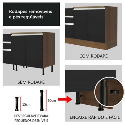 Torre Quente Glamy 3 Portas Madesa