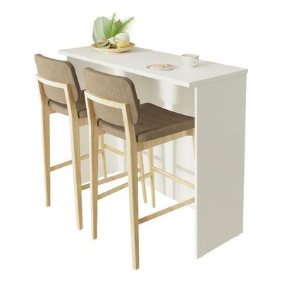 Bancada Ilha Para Cozinha 120 Cm Branco Madesa Branco
