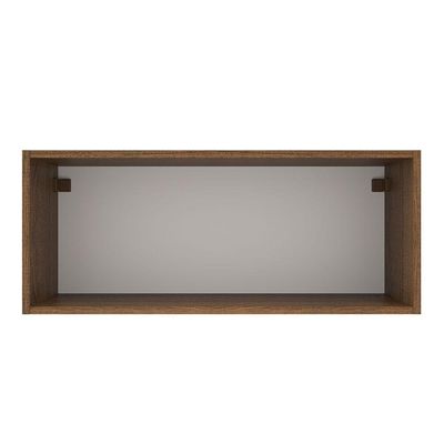 Armário Aéreo 80Cm 1 Porta Basculante Rustic/branco