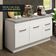 Cozinha Compacta 150001 Com Armário E Balcão Branco Branco