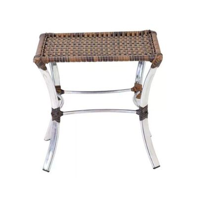 Jogo De 4 Cadeiras E Mesa Em Alumínio Garden Trama Original Argila