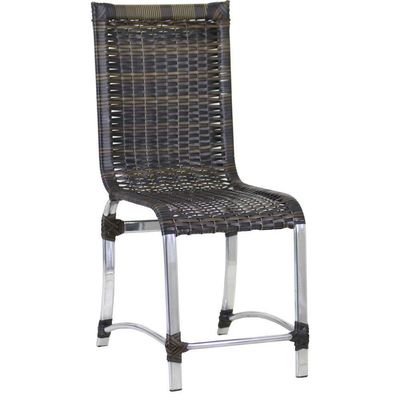 10 Cadeiras Haiti E Mesa De Jantar 240x100 Alumínio Trama Pedra Ferro