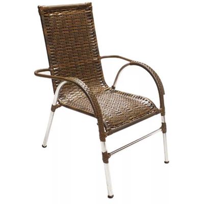 Kit 4 Cadeiras Vênus E Mesa De Centro Garden Trama Original Argila