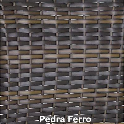 Kit 4 Cadeiras Vênus E Mesa De Centro Garden Trama Original Pedra Ferro