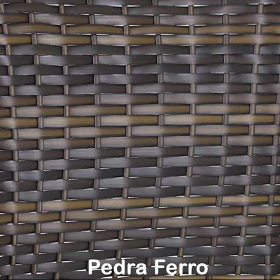 Cadeira Vênus Edícula Jardim Fibra Sintética Trama Pedra Ferro