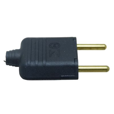 Pino Tomada Margirius 10A 250V Macho Pld1-2 Preto