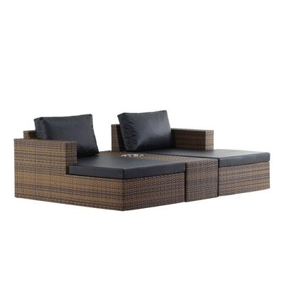 Chaise Recife Em Alumínio Para Piscina Jardim Trama Original Pedra Ferro