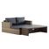 Chaise Recife Em Alumínio Para Piscina Jardim Trama Original Preto