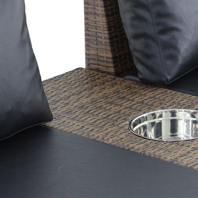 Chaise Recife Em Alumínio Piscina Jardim Trama Pedra Ferro