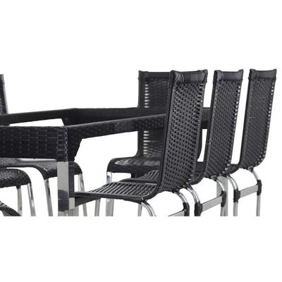 Conjunto De 8 Cadeiras E Mesa De Jantar Haiti Trama Original Tabaco