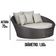 Chaise Sofá Livia Varanda Jardim Trama Original Pedra Ferro