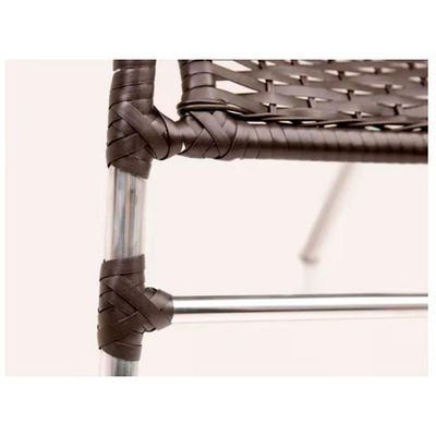 Kit 4 Cadeiras Vênus E Mesa De Centro Garden Trama Original Tabaco