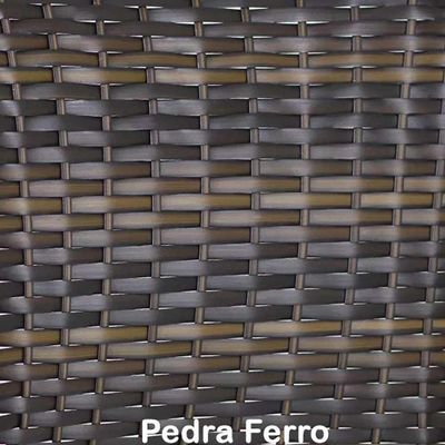 Banqueta Madri Em Alumínio Para Edícula Trama Original Pedra Ferro