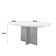 Conjunto Mesa Olímpia 90cm Tampo Em Mdf 4cad Liz Moderna Veludo Marrom/grafite/imbuia