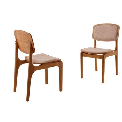 Conjunto Mesa Noronha Com Vidro E 8 Cadeiras Malta Moderna Linho Palha Off White Imbuia