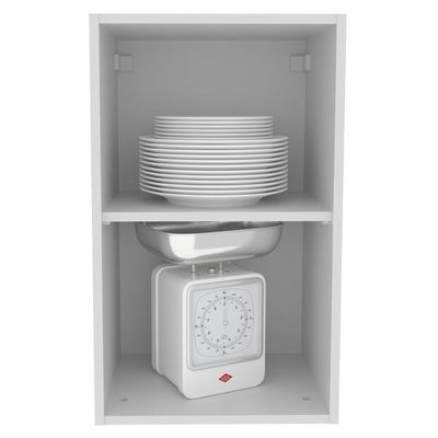 Armário Aéreo Acordes Glamy  MDF 40cm 1 Porta Branco Madesa