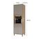 Paneleiro 70cm Nicho Para Microondas 4 Portas 2 Prateleiras