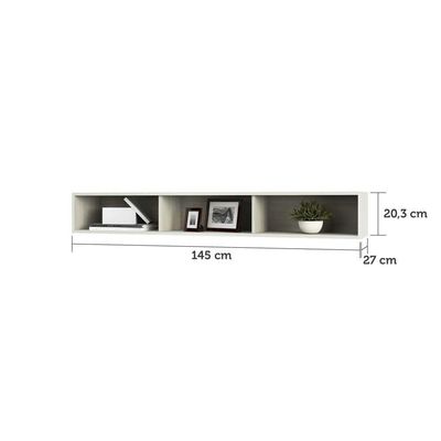 Nicho Aéreo Para Ponte Modulado 145cm Prime Plus Crema