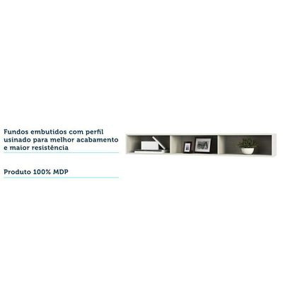 Nicho Aéreo Para Ponte Modulado 145cm Prime Plus Crema