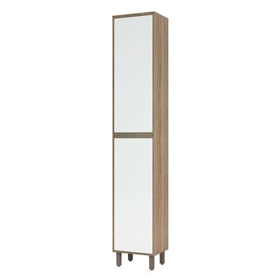 Paneleiro 40 Cm 2 Portas De Abrir Mel Vanilla C/Branco