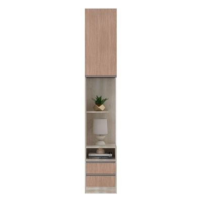 Mesa De Cabeceira Esquerdo 2 Gavetas Prime Plus Cumaru