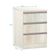 Mesa De Cabeceira 3 Gavetas 40Cm Estrutura Legno Crema Prime