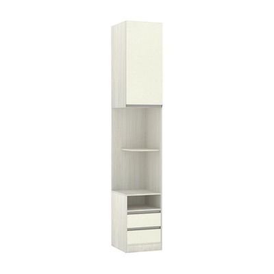 Mesa De Cabeceira Direito Prime Plus Legno Crema Com Kashmir