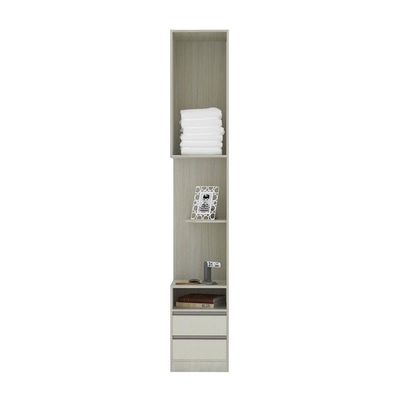 Mesa De Cabeceira Direito Prime Plus Legno Crema Com Kashmir