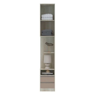 Mesa De Cabeceira Direito Prime Plus Legno Crema Com Connect