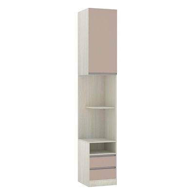 Mesa De Cabeceira Direito Prime Plus Legno Crema Com Connect