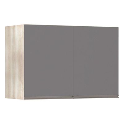 Maleiro Ponte Solteiro 2 Portas Plus 97 Cm Cinza Puro