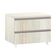 Mesa De Cabeceira 2 Gavetas Prime Plus 60 Cm Legno Crema