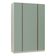 Guarda-roupa Solteiro 4 Portas 160 Cm Verde Jade