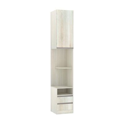 Mesa De Cabeceira Direito 2 Gavetas Prime Plus Legno Crema