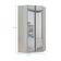 Guarda-roupa Solteiro Canto Closet 2 Portas Legno Crema