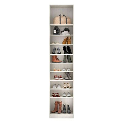 Guarda-Roupa Sapateira 50Cm Prime Plus Legno Crema C/ Dourad
