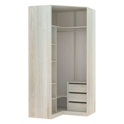 Guarda-roupa Canto 2 Portas Legno Crema Com Connect