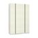 Guarda-roupa 4 Portas 160 Cm Legno Crema Com Kashmir