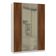 Guarda-roupa 4 Portas Legno Crema Com Nogueira Dourado