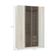 Guarda-roupa Solteiro 4 Portas Legno Crema