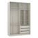 Guarda-roupa 4 Portas 160 Cm Legno Crema Com Connect