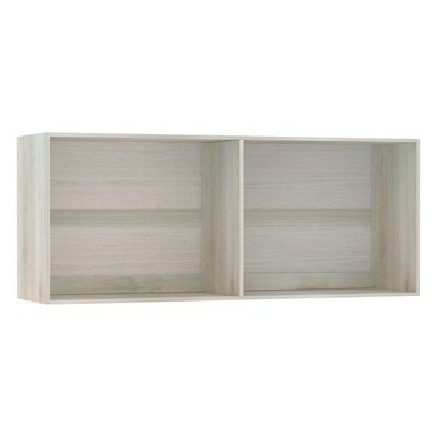 Maleiro Casal 4 Portas 165 Cm Crema Com Nogueira Dourado
