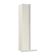 Guarda-roupa Canto 1 Porta 80 Cm Legno Crema Com Branco Mat