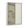 Guarda-roupa 2 Portas De Correr 8 Cm Crema Com Kashmir