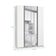 Guarda-roupa 4 Portas 160 Cm Legno Crema Com Branco Mat