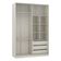 Guarda-roupa 4 Portas 160 Cm Legno Crema Com Connect