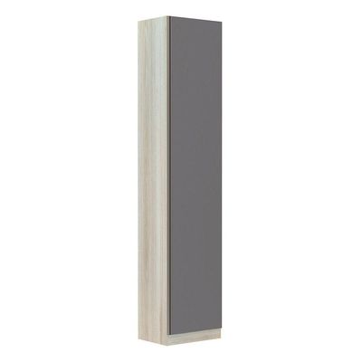 Guarda-Roupa Sapateira 50Cm Prime Plus Legno Crema C/ Cinza