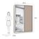 Guarda-roupa 2 Portas De Correr 160Cm Crema Com Connect