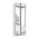 Guarda-roupa 2 Portas Com Espelho 80cm Legno Crema