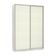 Guarda-roupa 2 Portas De Correr 160Cm Crema Com Kashmir